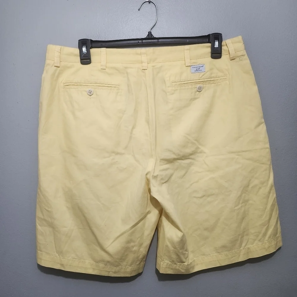 Vineyard Vines Yellow Men's Club Shorts Size 38 Summer Vacation Resort
